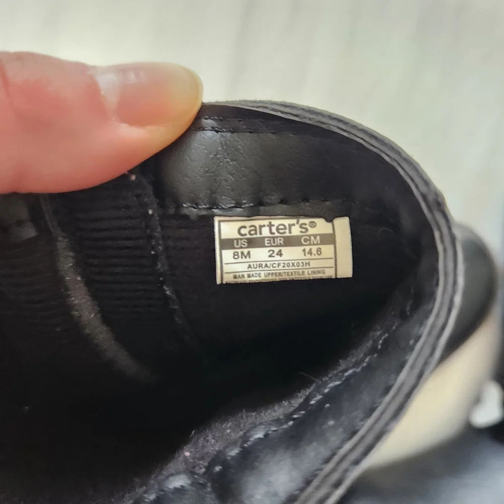 Carters Black Boots - Picture 3 of 3